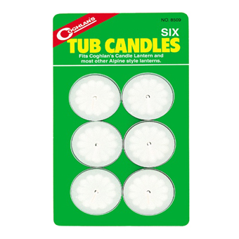 Tube Candles-pkg of 6『#8509』